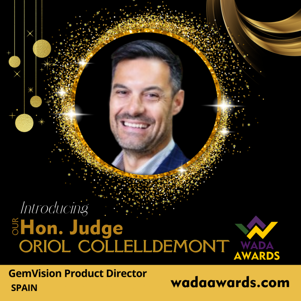 Let’s meet our esteemed judge Mr Oriol Collelldemont from Spain, Barcelona.