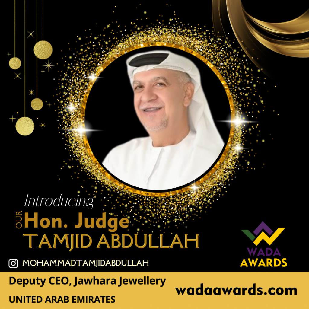 Meet our esteemed judge Mr. Tamjid Abdullah,