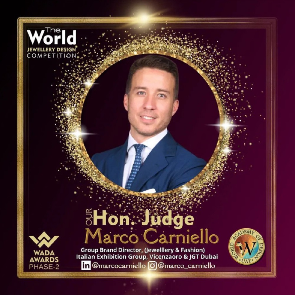 Judge Marco Carniello can’t wait to see the business market of all glittering creative designs floating into the Phase-2 of the WADA competition.